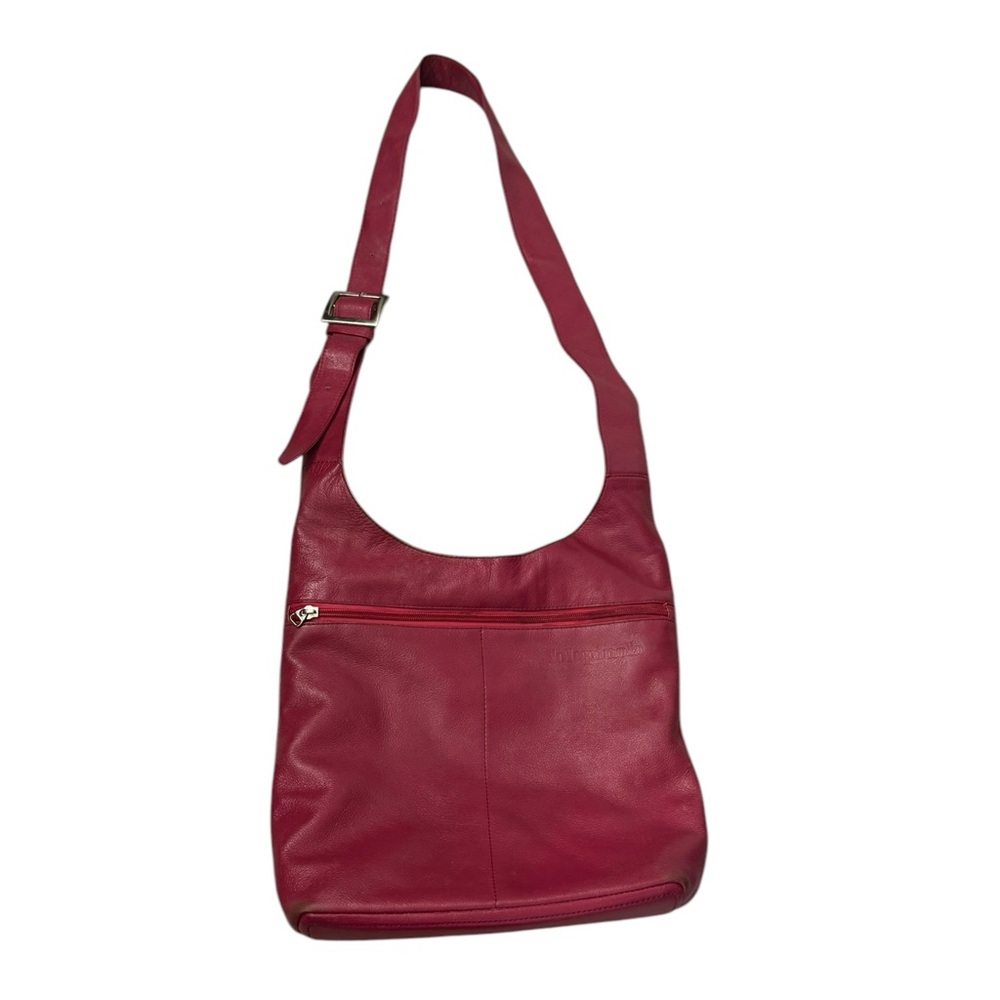 Lolapinola Leather Structured Hobo Bag